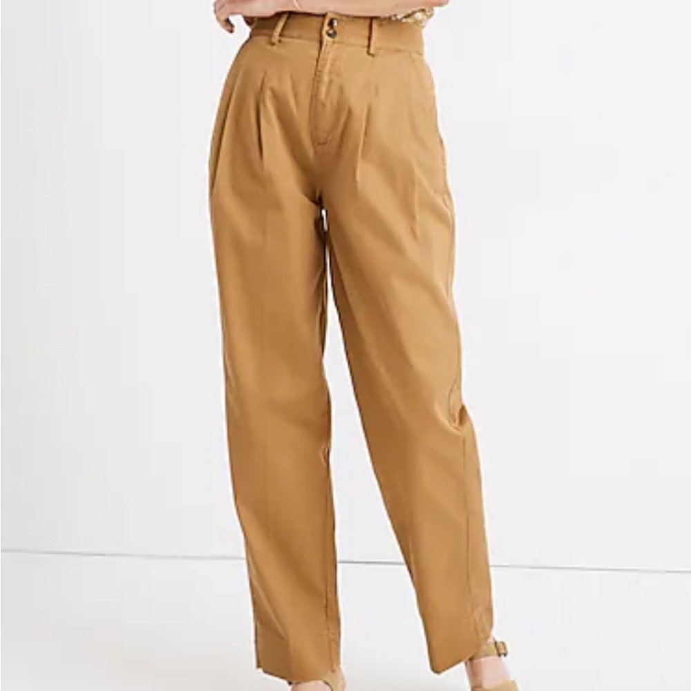 Madewell Pleated tapered wide leg